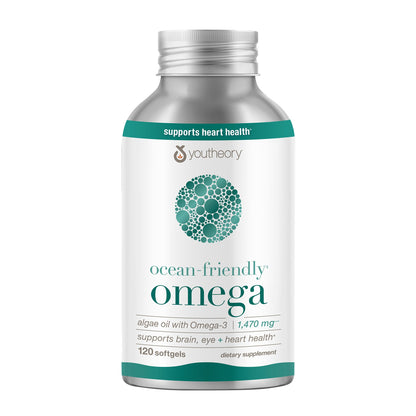 미국직구 유스테오리 영양제 youtheory Ocean Friendly Omega, 120 Softgels