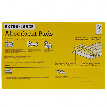 미국직구 커클랜드 펫용품 Kirkland Signature Extra-Large Absorbent Pads, 30 in L X 23 in W, 100-count