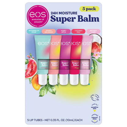 미국직구 이오스 립밤 eos Super Balm 24 Hour Moisture, 5 Tubes