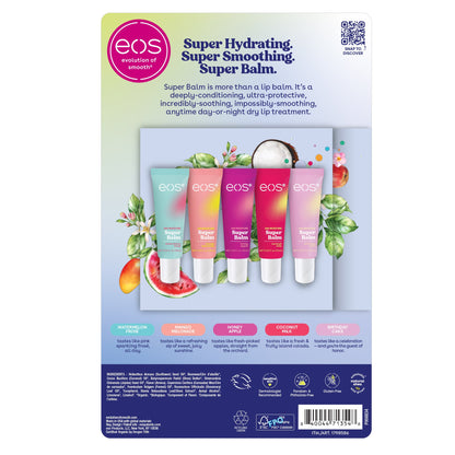 미국직구 이오스 립밤 eos Super Balm 24 Hour Moisture, 5 Tubes