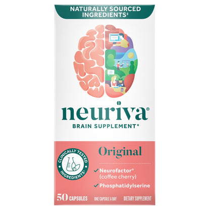 미국직구 뉴리바 영양제 Neuriva Brain Supplement Original, 50 Capsules