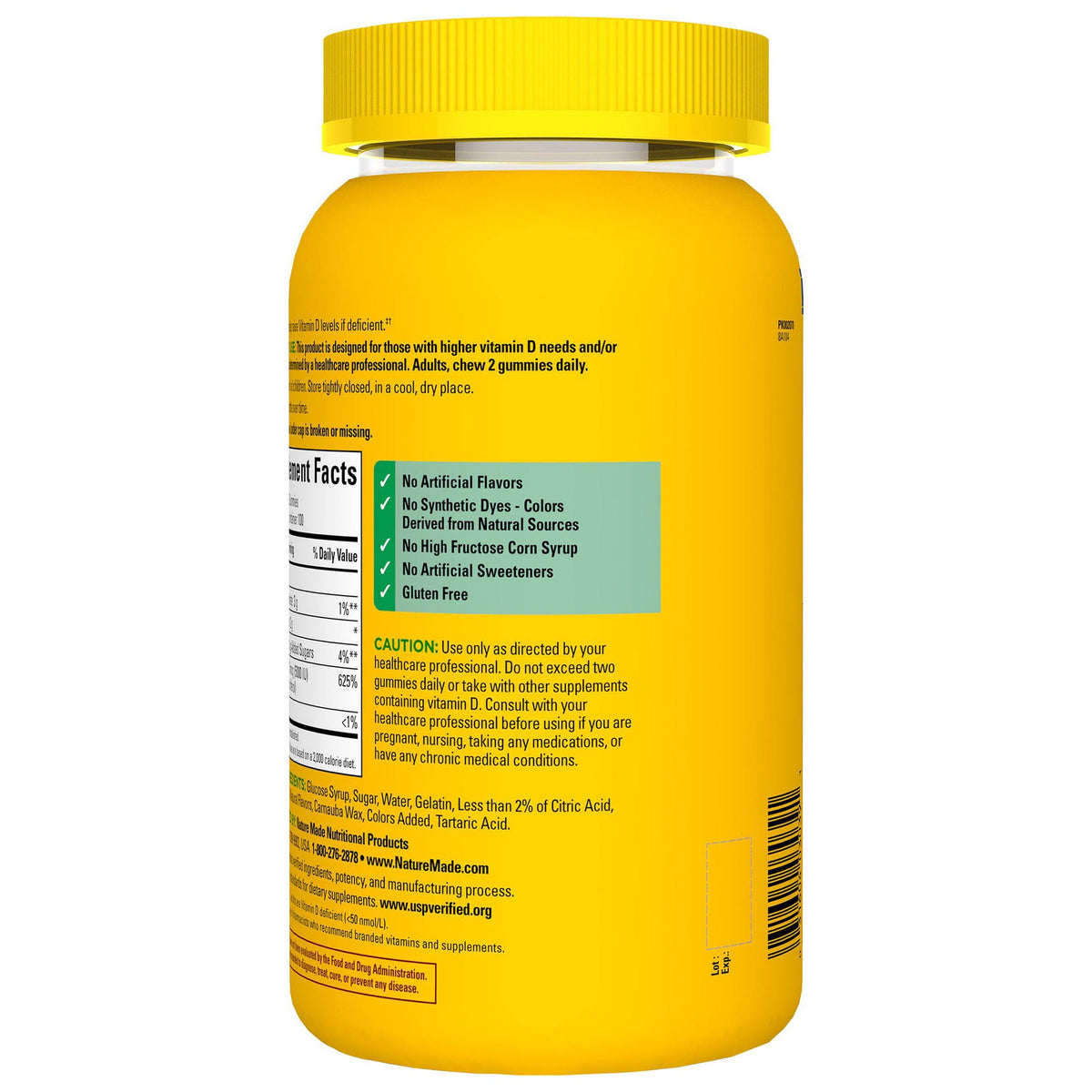 미국직구 네이처메이드 비타민D Nature Made Extra Strength Vitamin D3 125 mcg, 200 Gummies