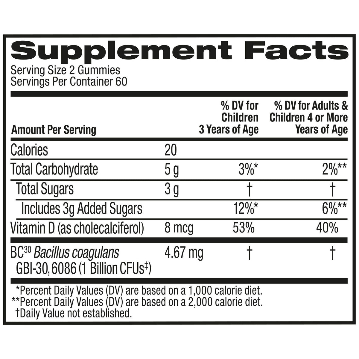 미국직구 다이제스티브 어드밴티지 유산균 Digestive Advantage Probiotic, 120 Gummies