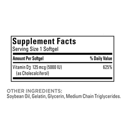 미국직구 네이처메이드 비타민D Nature Made Vitamin D Extra Strength 125 mcg, 240 Softgels