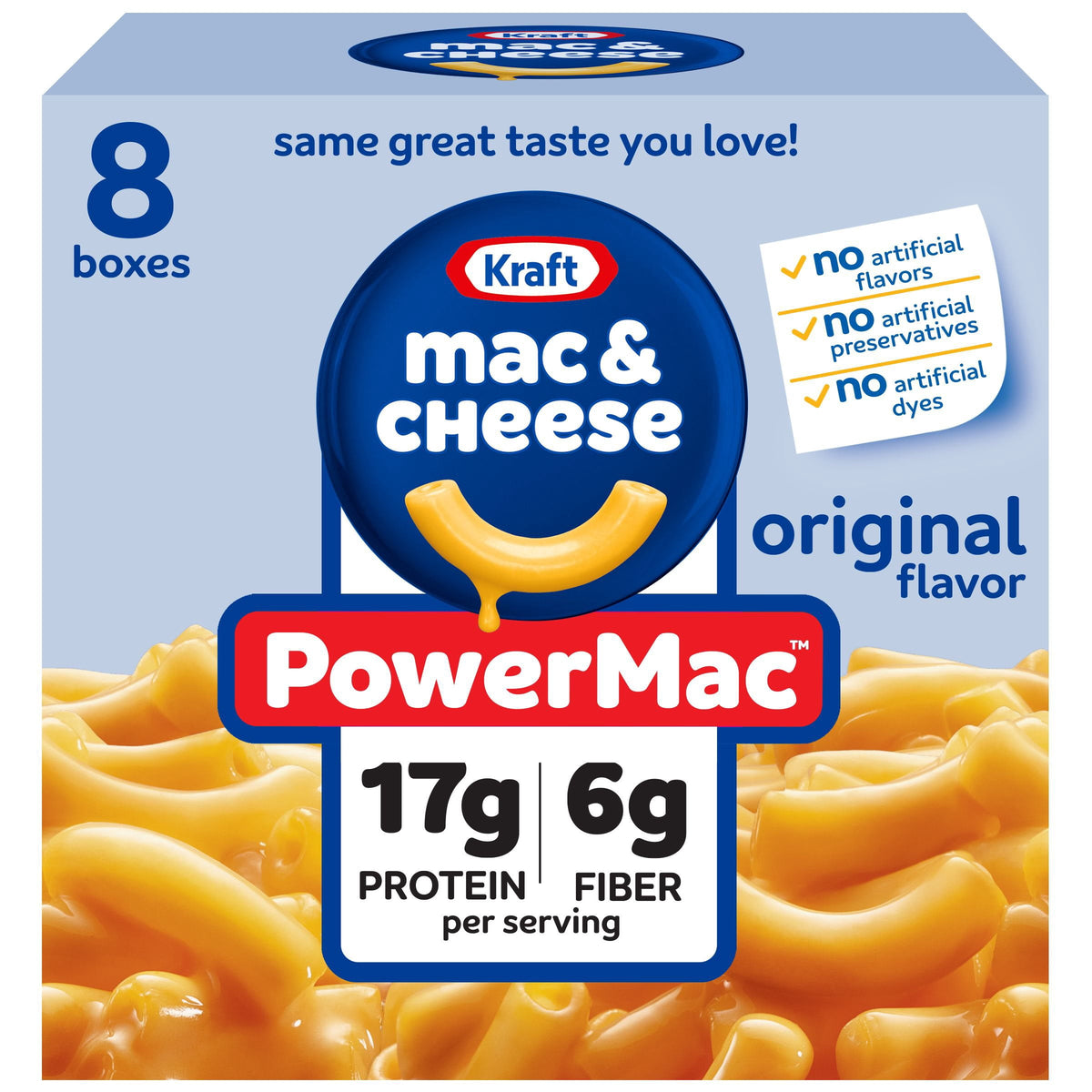 미국직구 Kraft Power Mac 206g / Kraft Power Mac Macaroni and Cheese Dinner, 206g, 8 pk. 1