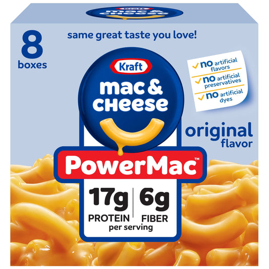 미국직구 Kraft Power Mac 206g / Kraft Power Mac Macaroni and Cheese Dinner, 206g, 8 pk. 1