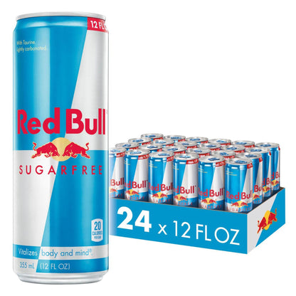 미국직구 Red Bull Energy Drink, Sugar Free, 12 fl oz, 24 ct