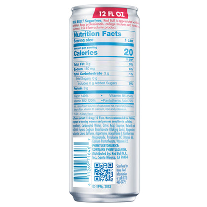 미국직구 Red Bull Energy Drink, Sugar Free, 12 fl oz, 24 ct