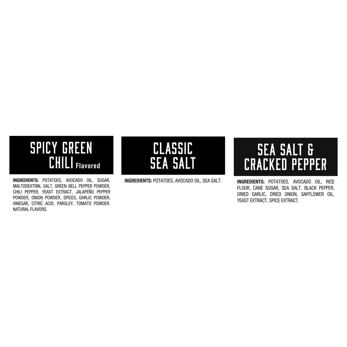 미국직구 Boulder Canyon Avocado Oil Kettle Style Potato Chips, Variety Pack, 1 oz, 36 ct