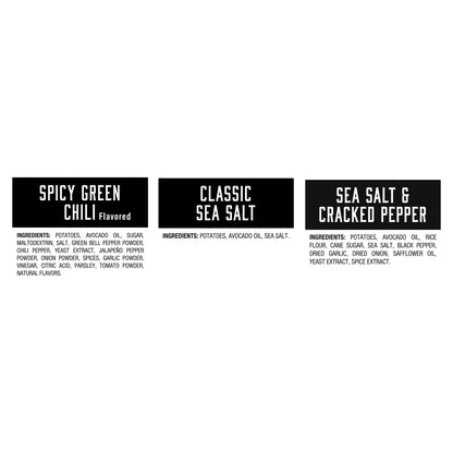 미국직구 Boulder Canyon Avocado Oil Kettle Style Potato Chips, Variety Pack, 1 oz, 36 ct