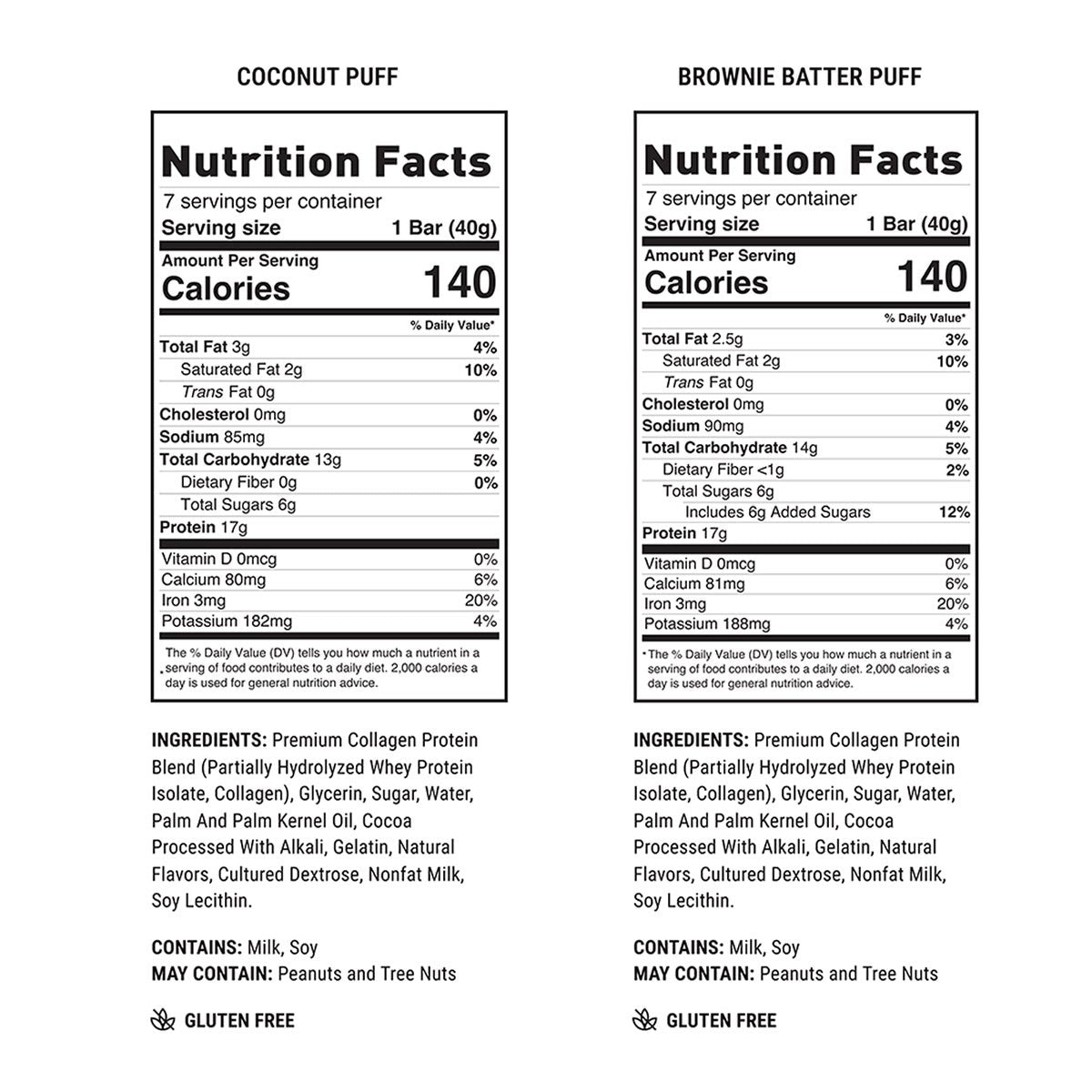 미국직구 BUILT Puff Protein Bars, Variety Pack, 1.41 oz, 14 ct