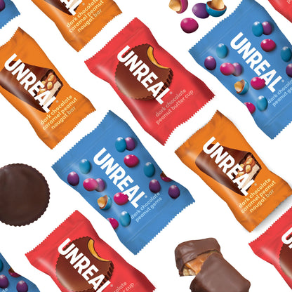 미국직구 UNREAL Dark Chocolate Snacks, Variety Pack, 15.4 oz