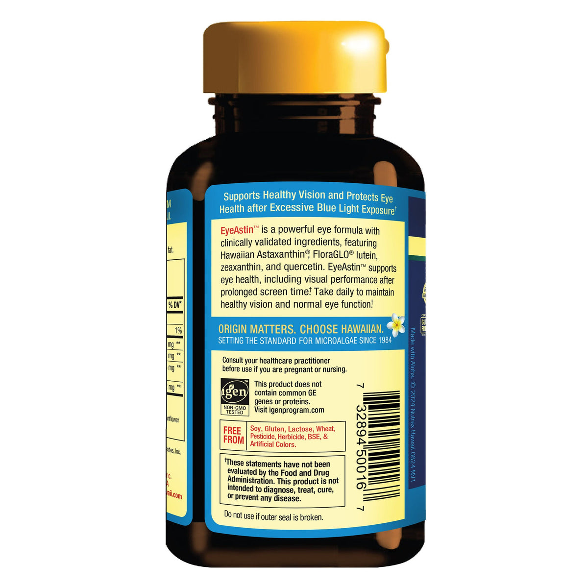 미국직구 루테인 EyeAstin Hawaiian Astaxanthin, 120 Softgels