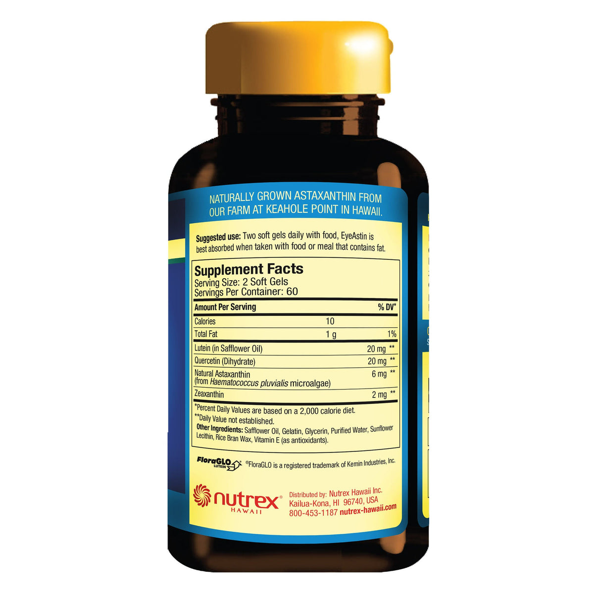 미국직구 루테인 EyeAstin Hawaiian Astaxanthin, 120 Softgels