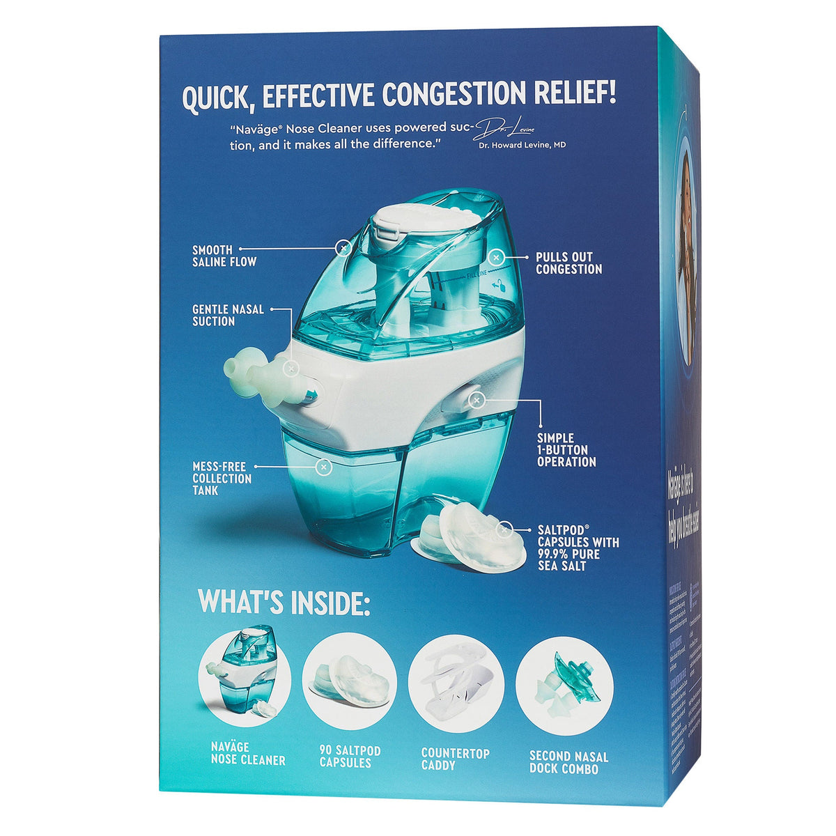 미국직구 생활건강 Navage Nasal Irrigation Kit, 90 Saltpods