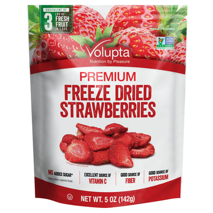 미국직구 Volupta Premium Freeze Dried Strawberries, 5 oz