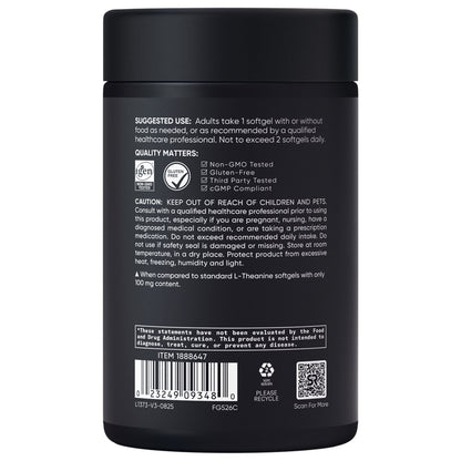 미국직구 영양제 Sports Research L-Theanine Suntheanine 200 mg, 150 Softgels