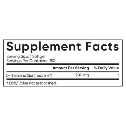 미국직구 영양제 Sports Research L-Theanine Suntheanine 200 mg, 150 Softgels