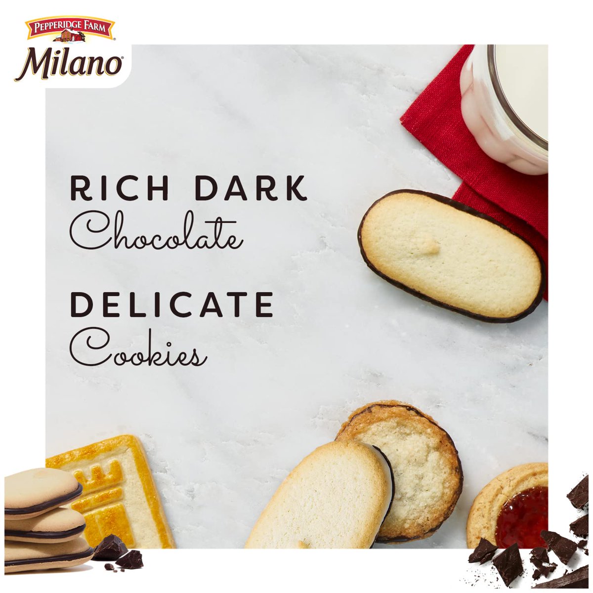 미국직구 3x Pepperidge Farm 초콜릿 6g / 3x | Pepperidge Farm Milano Cookies, Dark Chocolate, 30 P 3