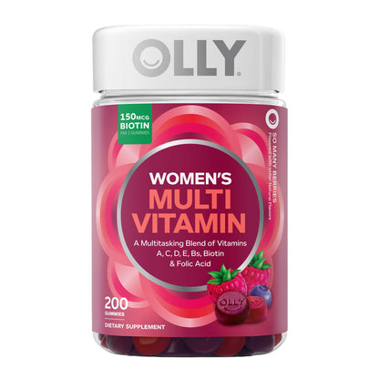 미국직구 올리 종합비타민 OLLY Women's Multivitamin Gummy, 200 Gummies