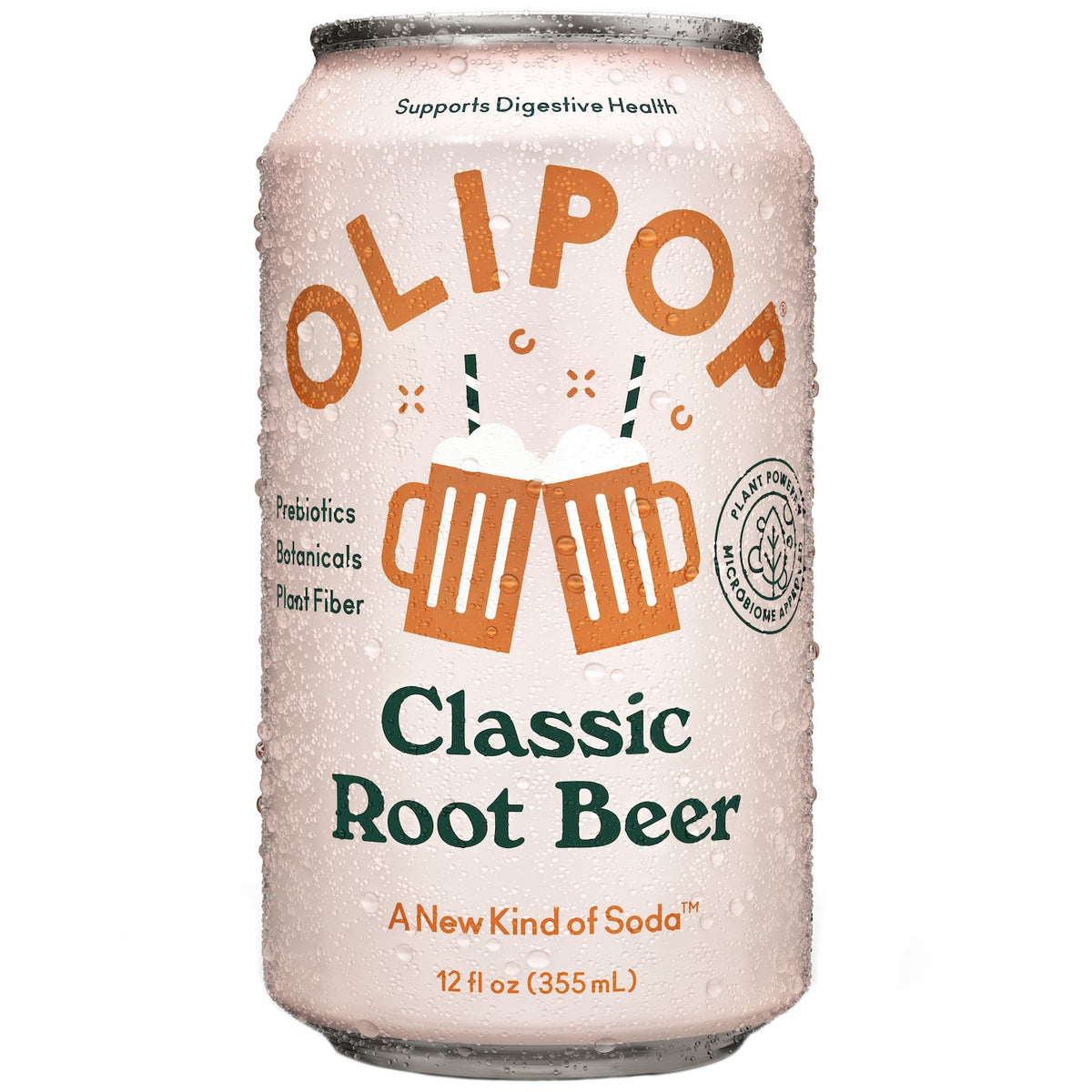 미국직구 OLIPOP Prebiotic Soda, Variety Pack, 12 fl oz, 15 ct