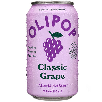 미국직구 OLIPOP Prebiotic Soda, Variety Pack, 12 fl oz, 15 ct