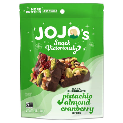 미국직구 JOJO's Dark Chocolate Bites Pistachio Almond Cranberry, 14.4 oz