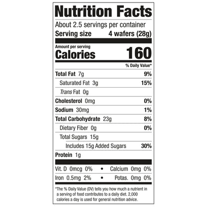 미국직구 닐라 Keebler Sugar Wafers, Va, 2.75 oz, 24 ct