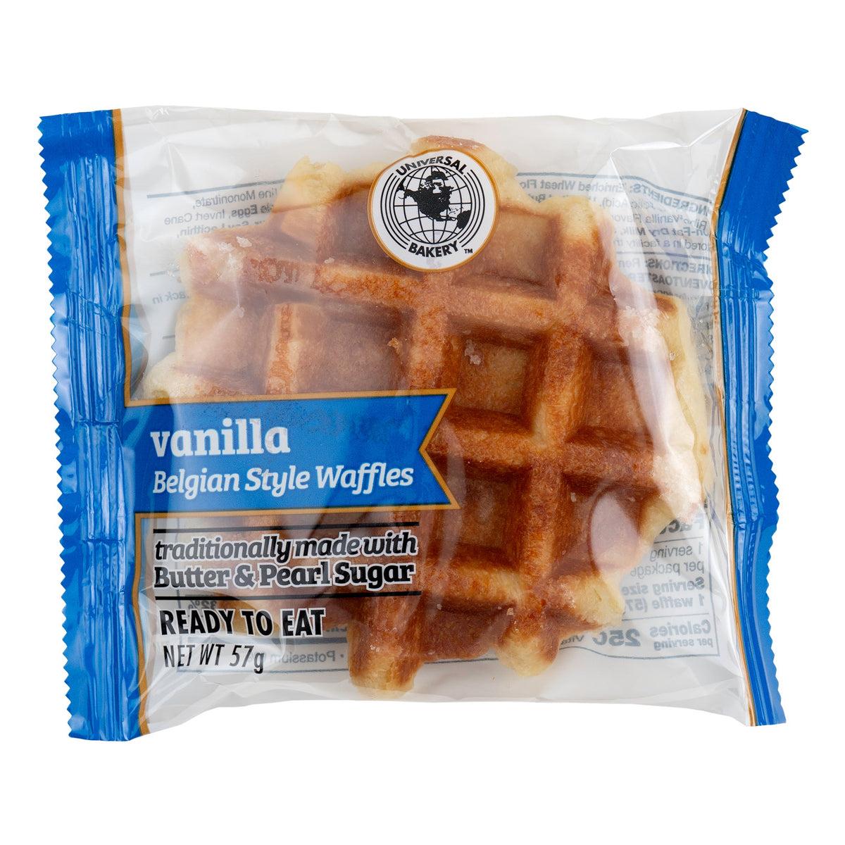 미국직구 닐라 Universal Bakery Belgian Style Waffles, Va, 2 oz, 12 ct