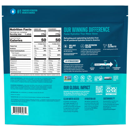 미국직구 Liquid I.V. Hydration Multiplier Electrolyte Drink Mix, Variety Pack, 0.56 oz, 30 ct