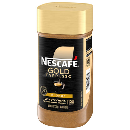 미국직구 NESCAFÉ Gold Espresso Instant Coffee, Blonde, Mild Roast, 7 oz