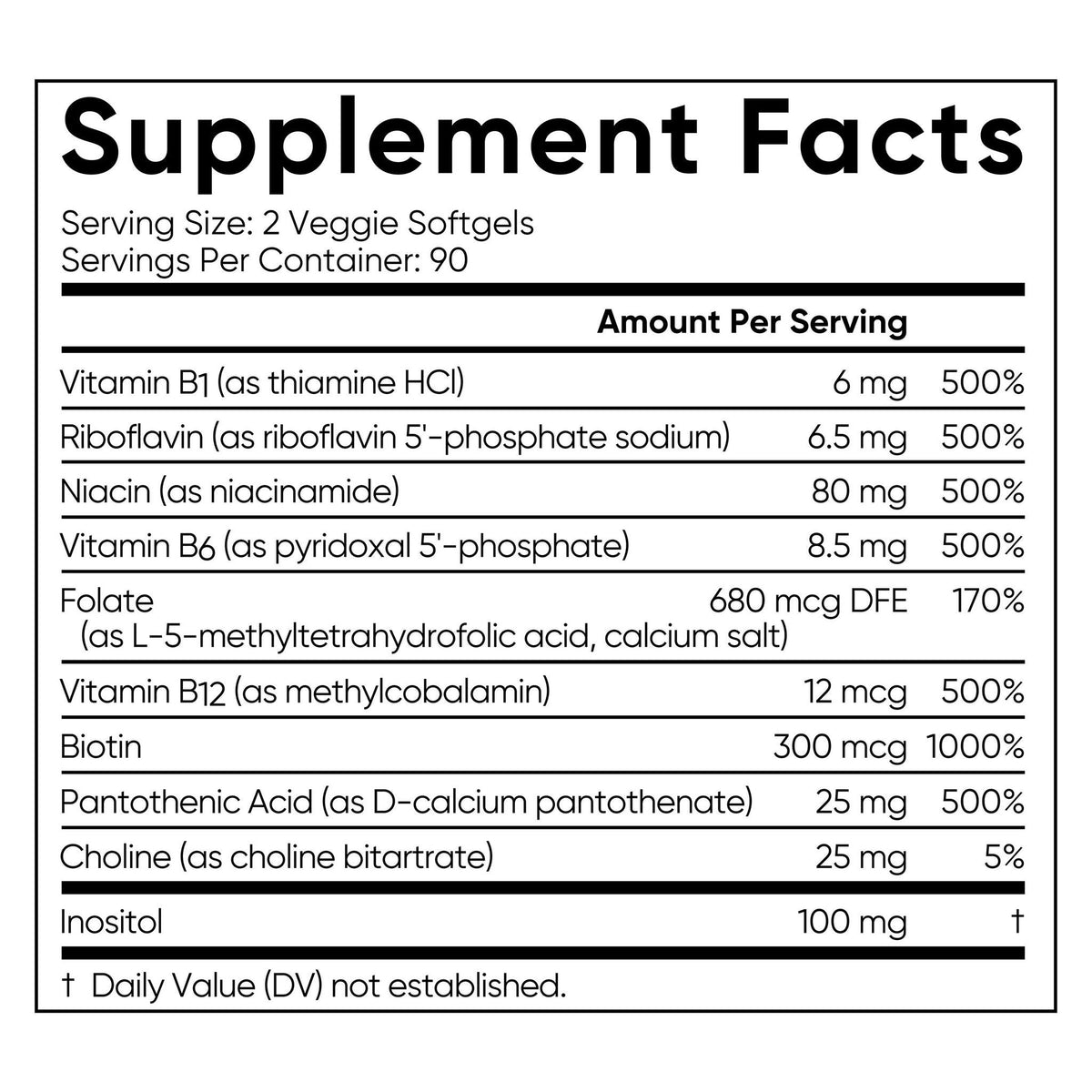 미국직구 비타민B Sports Research Vitamin B Complex, 180 Veggie Soft Gels