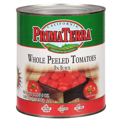 미국직구 Prima Terra Whole Peeled Tomatoes In Juice, 102 oz