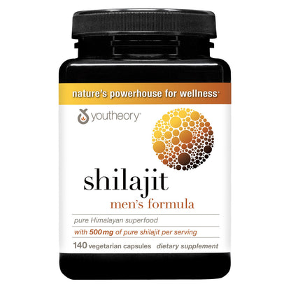 미국직구 유스테오리 영양제 youtheory Shilajit, Men's Formula, 140 Vegetarian Capsules