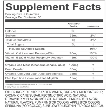 미국직구 영양제 Akasha Superfoods GLOW Sea Moss & Pearl Powder, 2-Pack