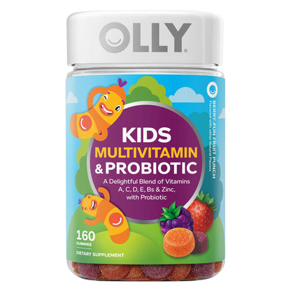 미국직구 올리 유산균 OLLY Kids Multivitamin & Probiotic, 160 Gummies