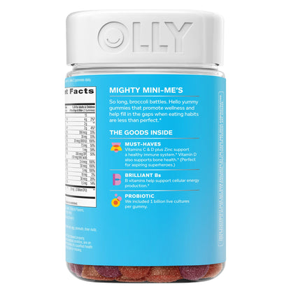 미국직구 올리 유산균 OLLY Kids Multivitamin & Probiotic, 160 Gummies