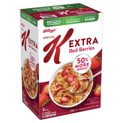 미국직구 스페셜K Kellogg's  Extra Red Berries, 21.5 oz bag, 2 ct