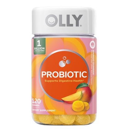 미국직구 올리 유산균 OLLY Probiotic Mango Gummy, 120 Gummies