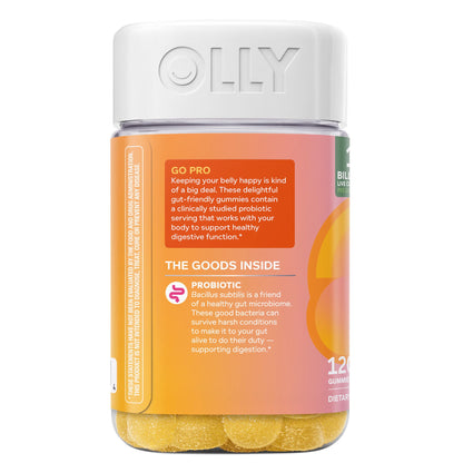 미국직구 올리 유산균 OLLY Probiotic Mango Gummy, 120 Gummies