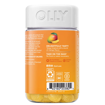 미국직구 올리 유산균 OLLY Probiotic Mango Gummy, 120 Gummies