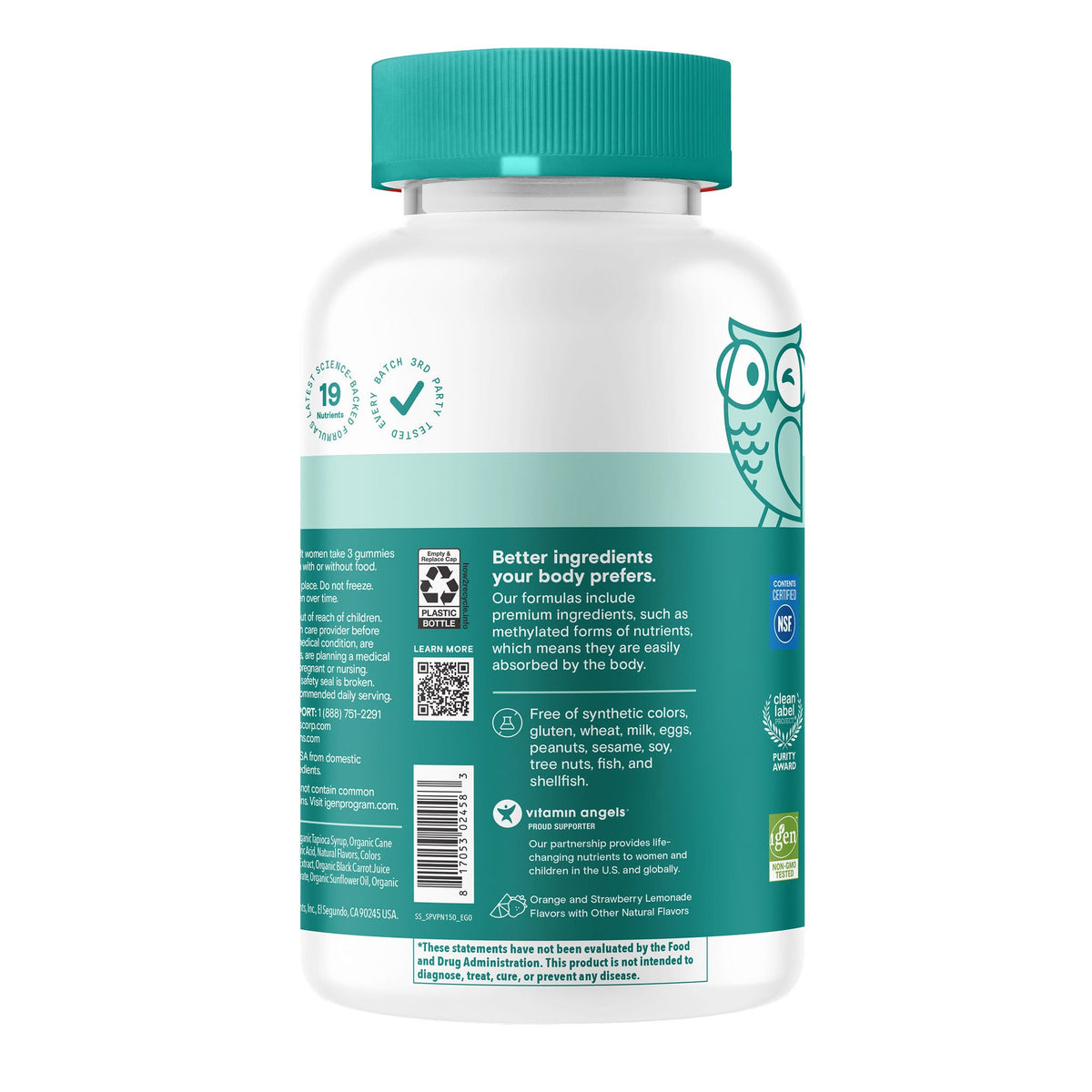 미국직구 영양제 Smarty Pants Prenatal Plus, 150 Gummies