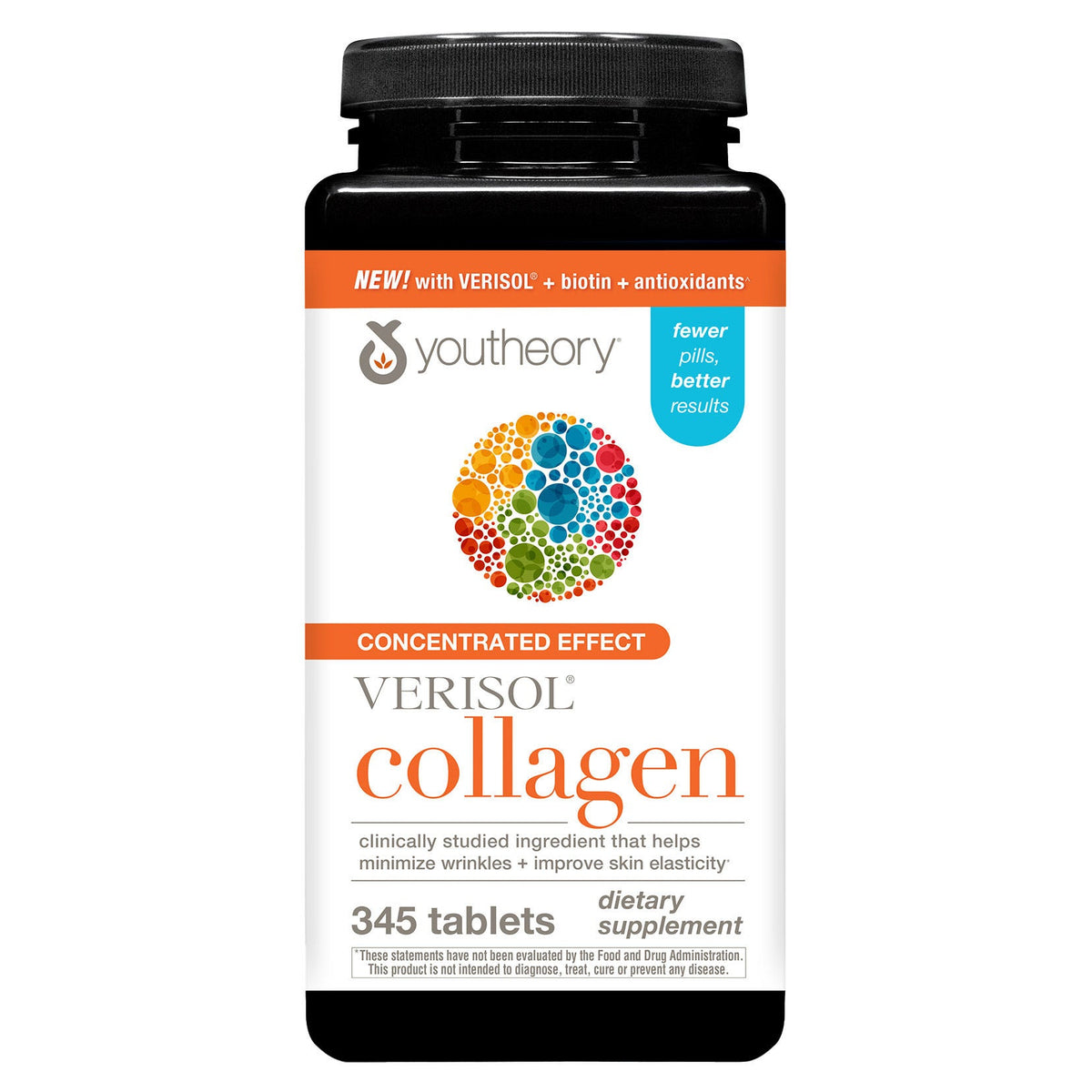 미국직구 유스테오리 콜라겐 youtheory Concentrated Effect Verisol Collagen with Biotin, 345 Count