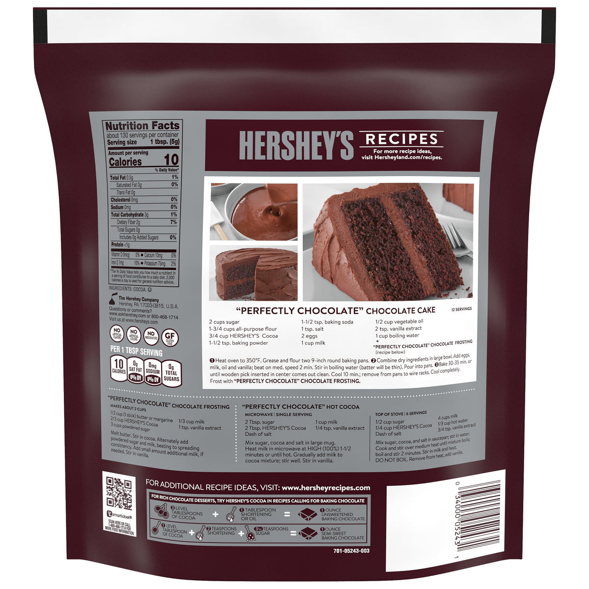 미국직구 허쉬 Natural Unsweetened Cocoa Powder, 23 oz