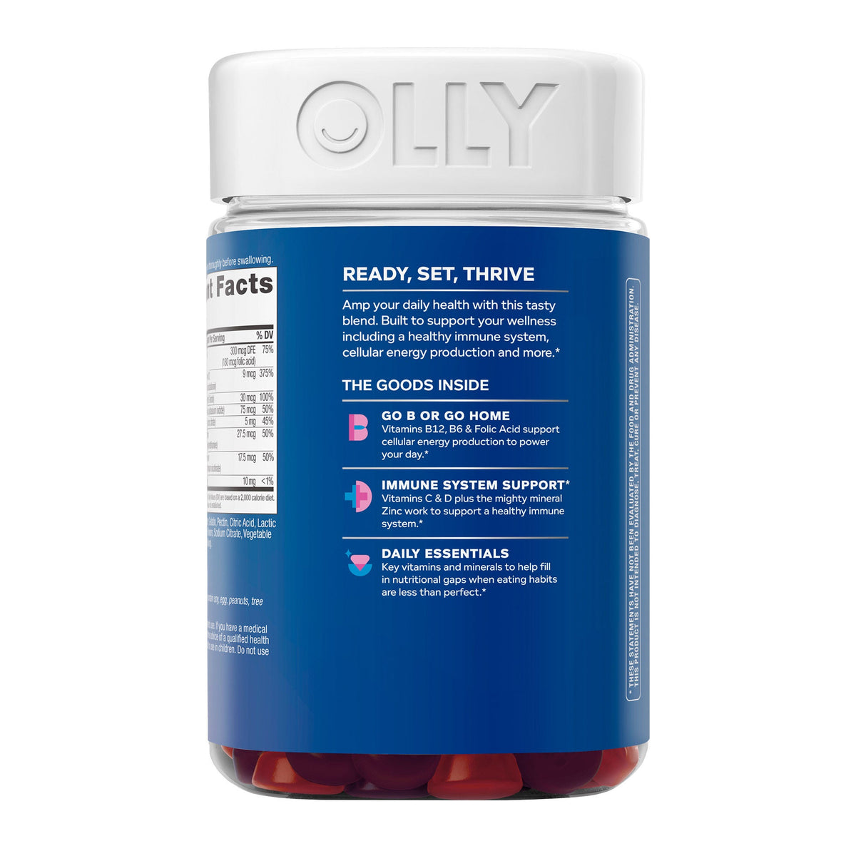 미국직구 올리 종합비타민 OLLY Men's Multivitamin Gummy, 200 Gummies