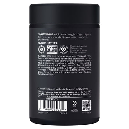 미국직구 코큐텐 Sports Research CoQ10 200mg, 150ct