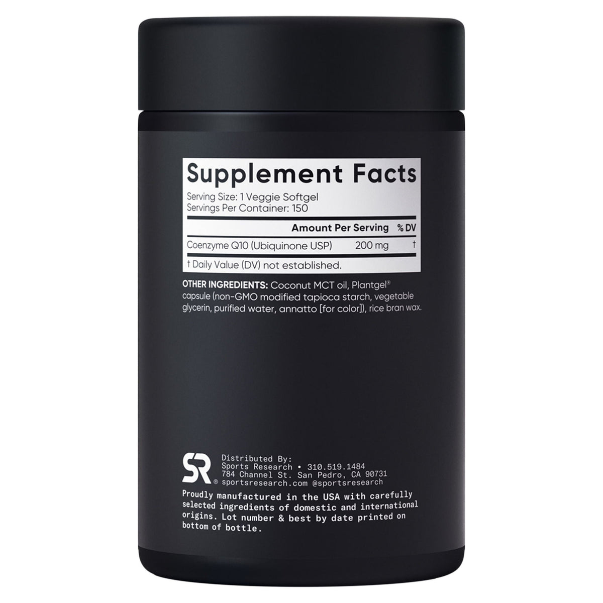 미국직구 코큐텐 Sports Research CoQ10 200mg, 150ct