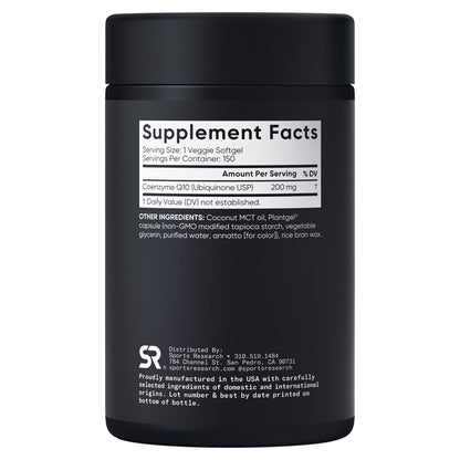 미국직구 코큐텐 Sports Research CoQ10 200mg, 150ct