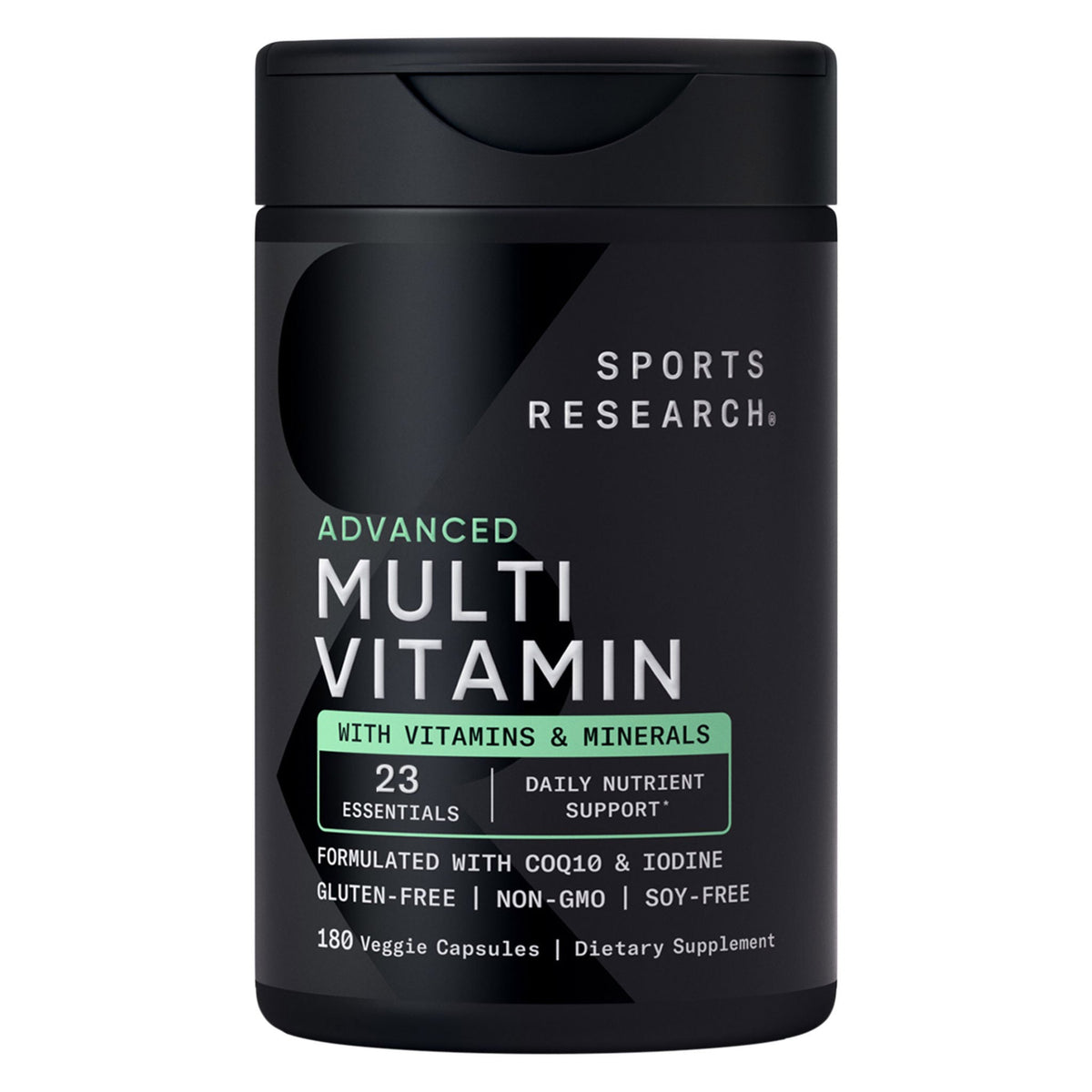 미국직구 종합비타민 Sports Research Advanced Multivitamin, 180 Veggie Capsules