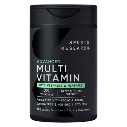 미국직구 종합비타민 Sports Research Advanced Multivitamin, 180 Veggie Capsules